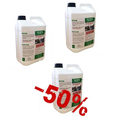 Pack Remise 5: 2 Stop dépôts verts 5L achetés,le 3ème Bidon 5L à -50%